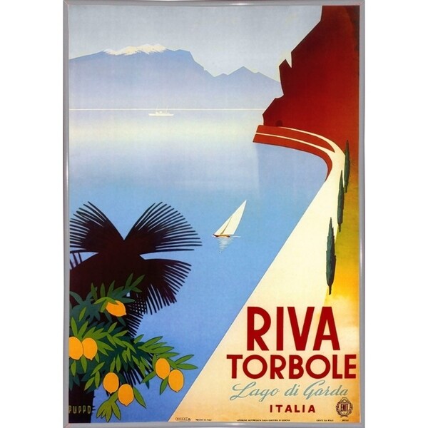 Riva Torbole-VINAPP122842 Framed Print 20"x14" by Vintage Apple Collection