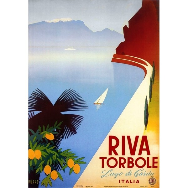 Riva Torbole-VINAPP122842 Framed Print 20"x14" by Vintage Apple Collection