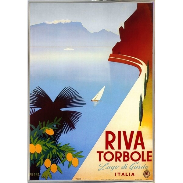Riva Torbole-VINAPP122842 Framed Print 20"x14" by Vintage Apple Collection