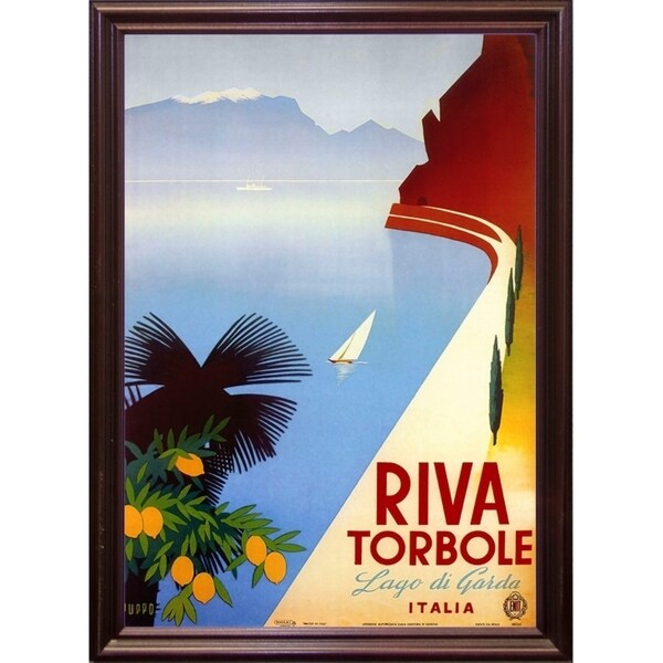 Riva Torbole-VINAPP122842 Framed Print 20"x14" by Vintage Apple Collection