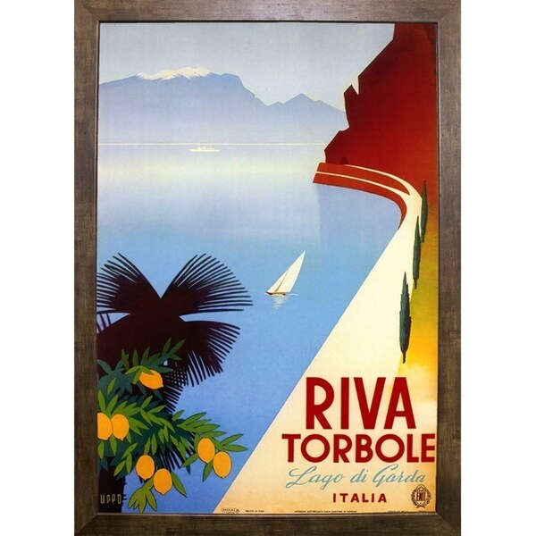 Riva Torbole-VINAPP122842 Framed Print 20"x14" by Vintage Apple Collection