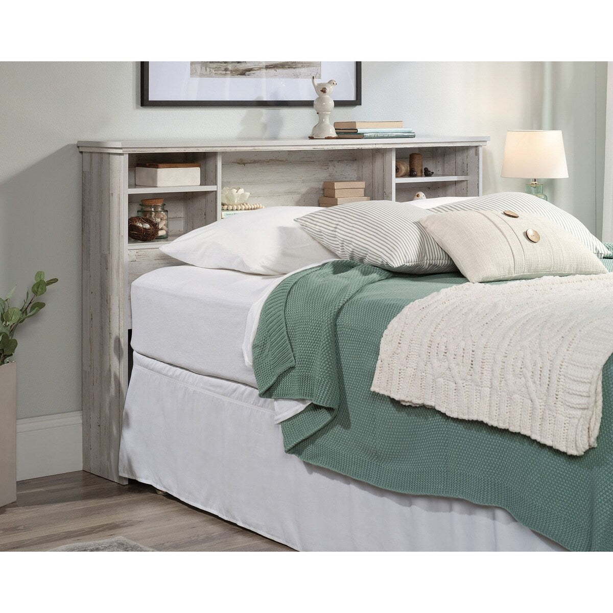 River Ranch Full-Queen Headboard White