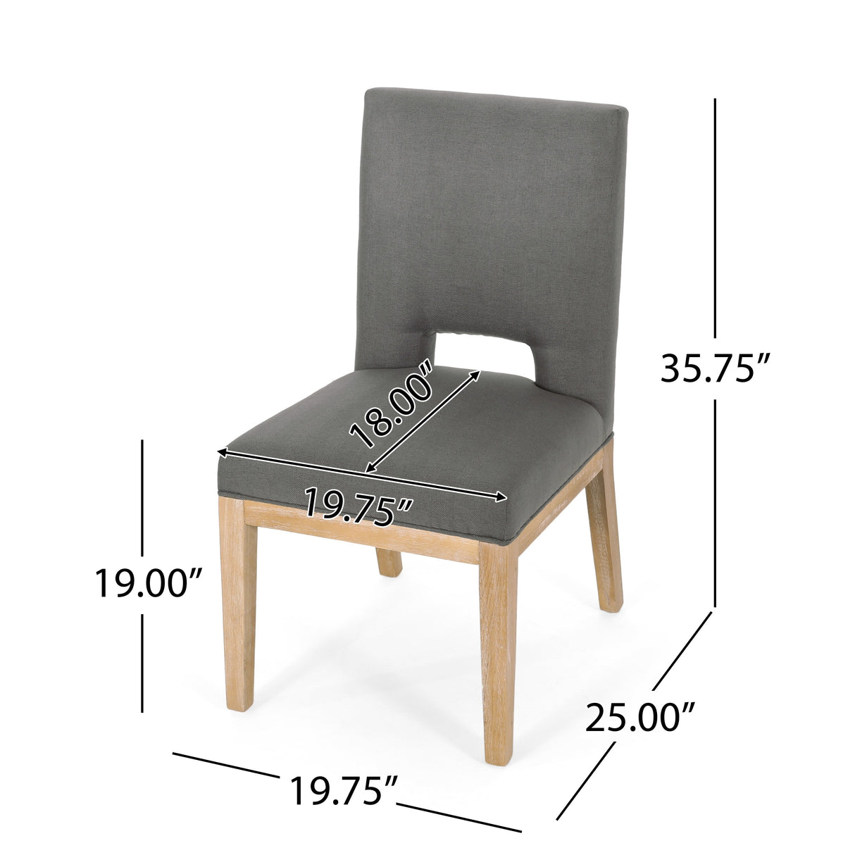 Riverlake Upholstered Dining Chairs (Set of 2) by Christopher Knight Home