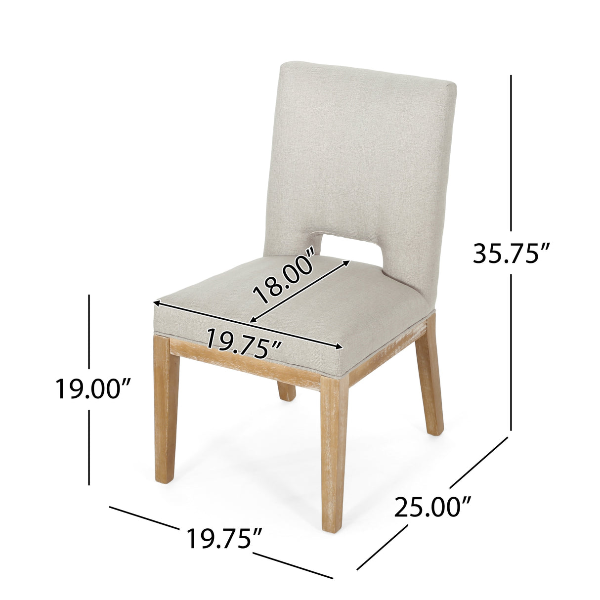 Riverlake Upholstered Dining Chairs (Set of 2) by Christopher Knight Home