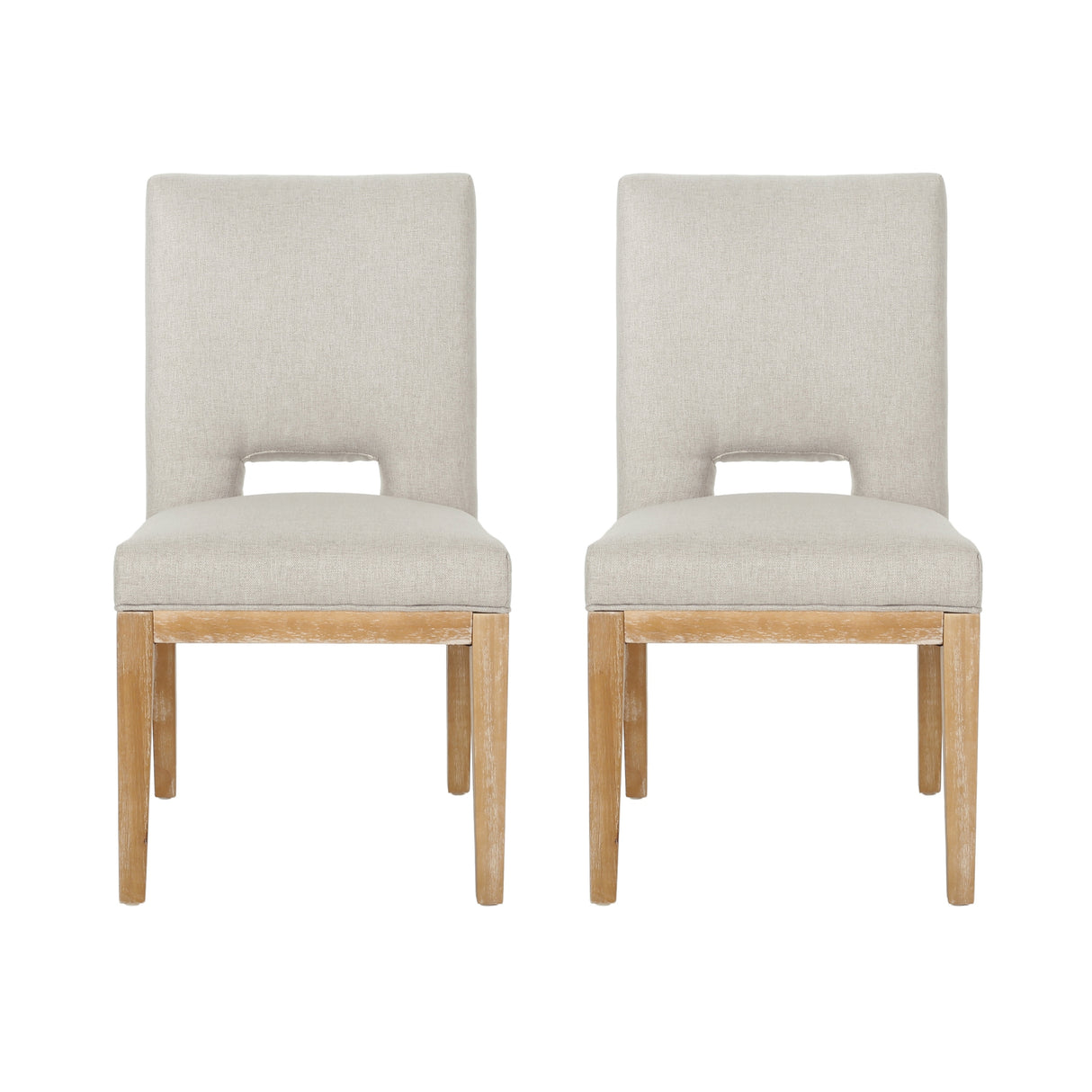 Riverlake Upholstered Dining Chairs (Set of 2) by Christopher Knight Home