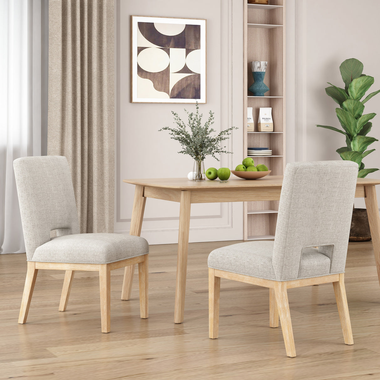 Riverlake Upholstered Dining Chairs (Set of 2) by Christopher Knight Home