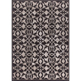 Rug Squared Riverside Espresso Abstract Area Rug - 2'2" x 7'3" Runner