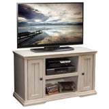 Copper Grove Oyonnax Rustic White 44-inch TV Cart