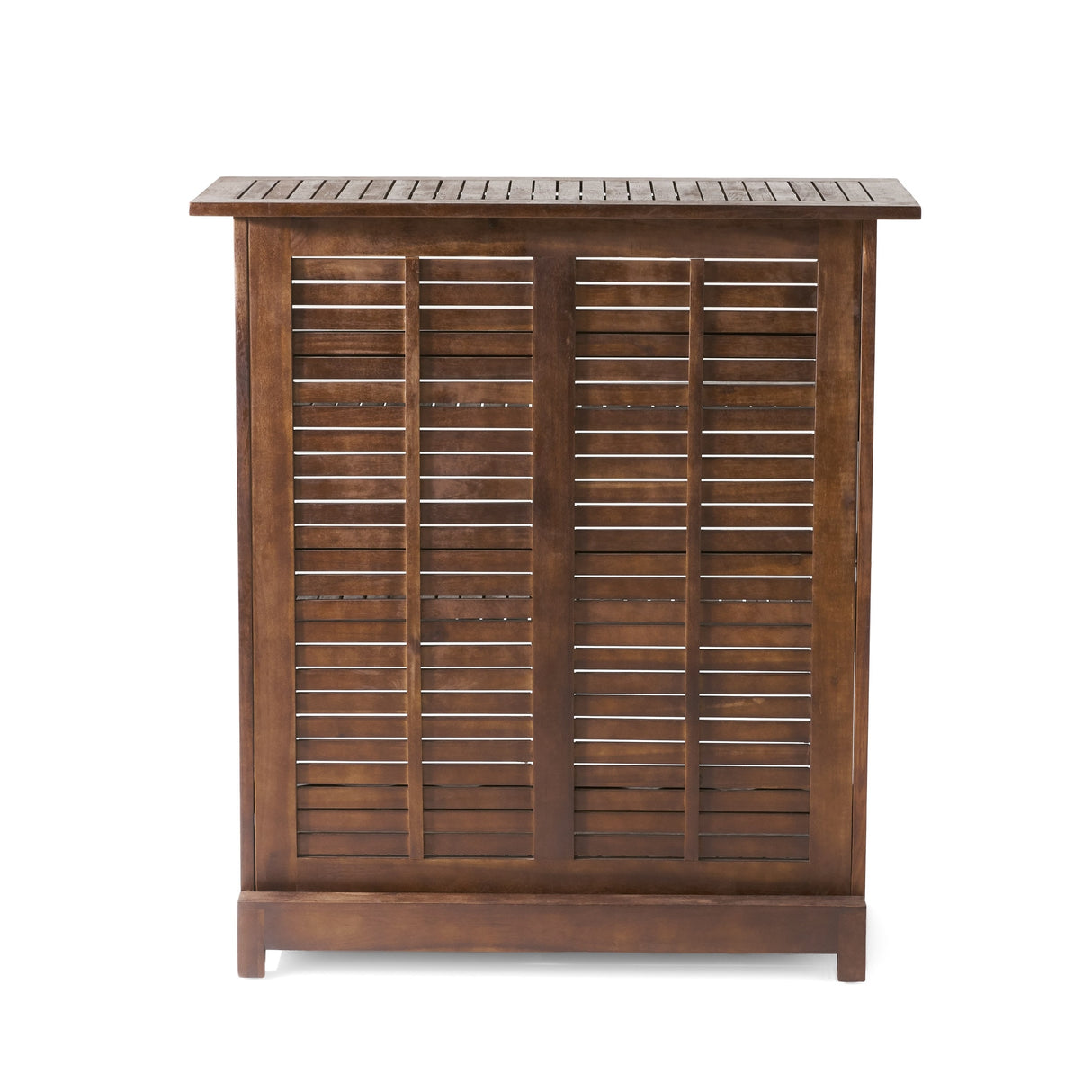 Riviera Acacia Wood Bar Table with Storage by Christopher Knight Home - 39.50"L x 16.50"W x 43.25"H