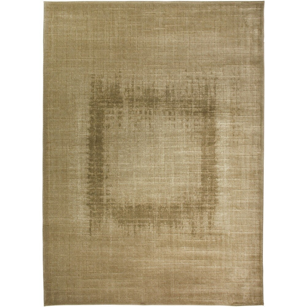 Rizzy Home Beige Galleria Collection Power-Loomed Traditional Accent Rug (5'3 x 7'7) - 5'3" x 7'7"