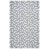 Berlin Collection Grey Geometric Rug
