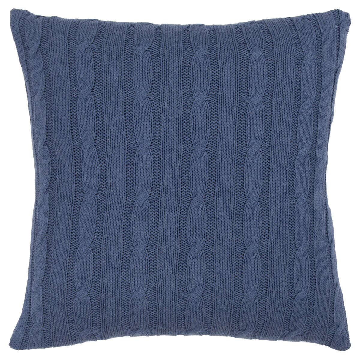 Blue Color-block Throw Pillow Cover
