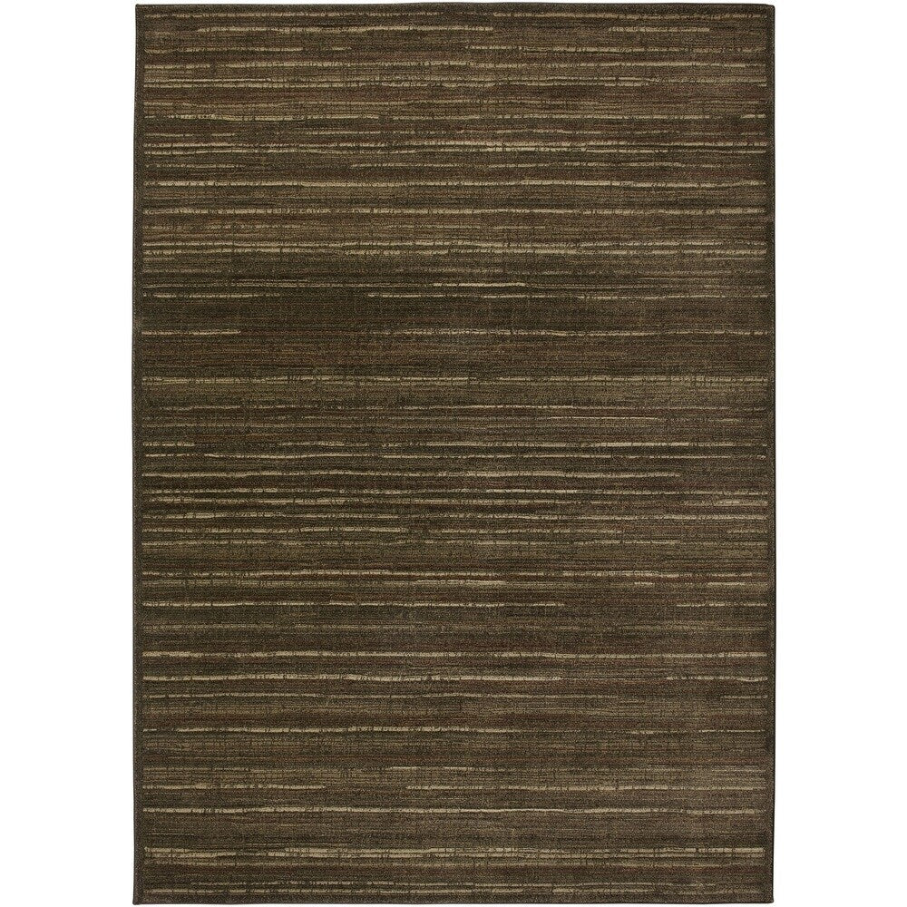Rizzy Home Green/ Gold/ Brown Galleria Collection Power-Loomed Traditional Accent Rug (4' x 5'7)