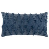 Rizzy Home Indigo Blue Chevron Throw Pillow