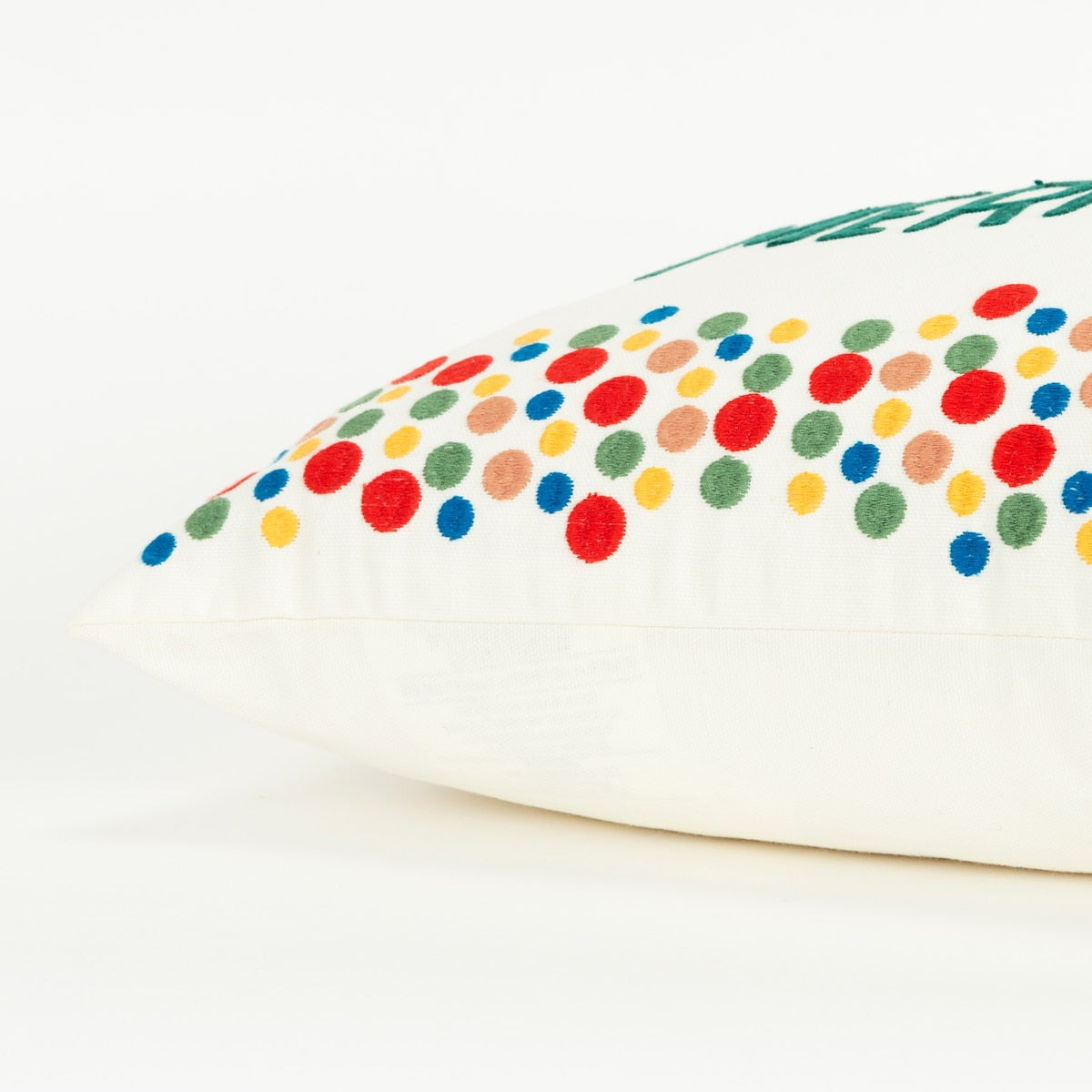 Rizzy Home Multi Colored Merry and Bright Throw Pillow
