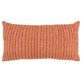 Rizzy Home Tonal Stripe Textured Solid Throw Pillow