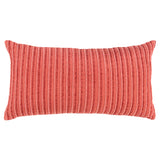 Rizzy Home Tonal Stripe Textured Solid Throw Pillow