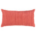 Rizzy Home Tonal Stripe Textured Solid Throw Pillow