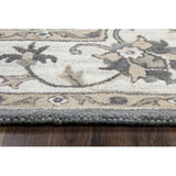 Alora Decor Liberty Grey, Tan and Ivory Hand-tufted Wool Rug