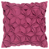 Rizzy Home Wool Felt Botanical Petals Throw Pillow
