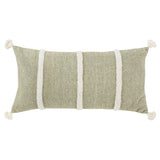 Rizzy Home Woven Striped Throw Pillow with Tassels