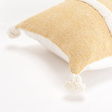 Rizzy Home Woven Striped Throw Pillow with Tassels