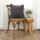 Rizzy Home Woven Textured Single Solid Throw Pillow Cover