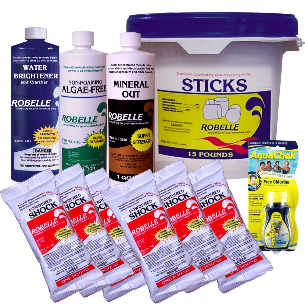 Robelle 5,000 - 10,000 Gallon Swimming Pool Maintenance Kit