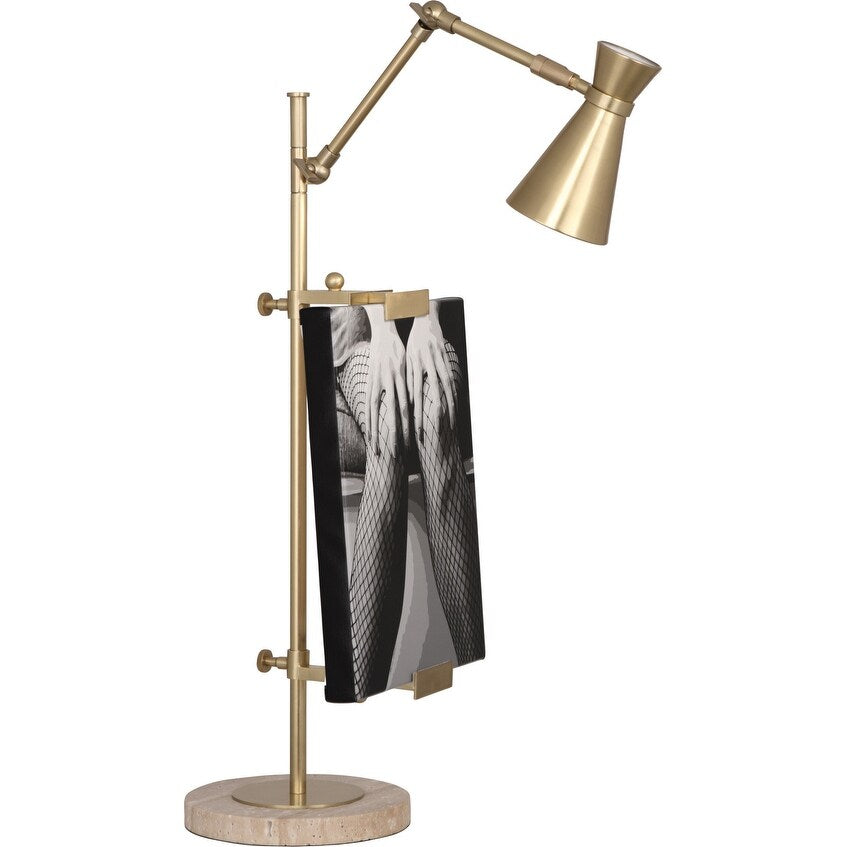 Robert Abbey 875 One Light Table Lamp Jonathan Adler Bristol Antique B - Exact Size