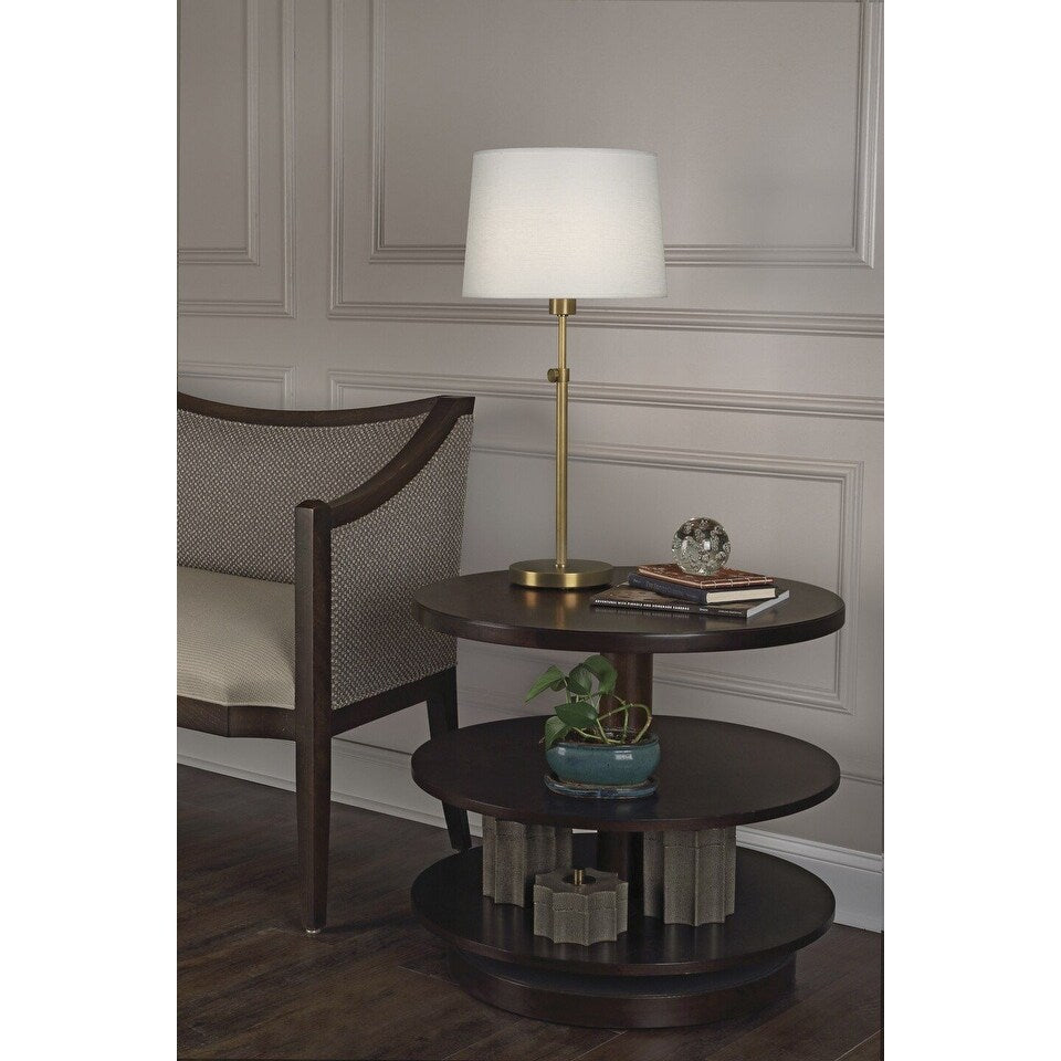 Robert Abbey RR994 One Light Table Lamp Pike Ruby Red Glazed Ceramic w - Exact Size