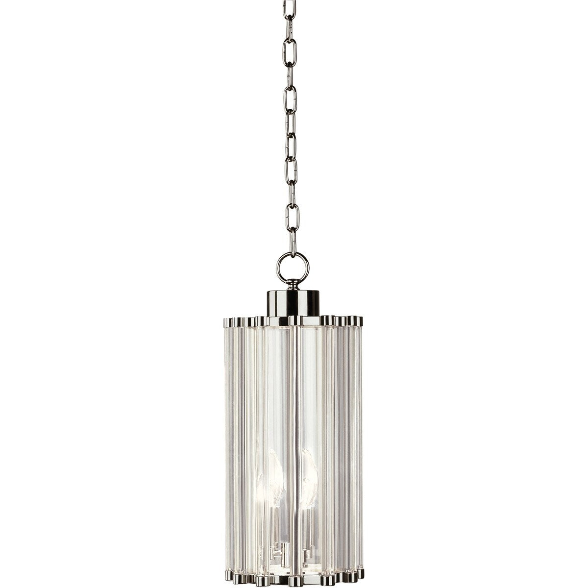 Robert Abbey S3336 Three Light Pendant Cole Polished Nickel - Exact Size