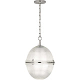 Robert Abbey S3393 One Light Pendant Brighton Polished Nickel - One Size