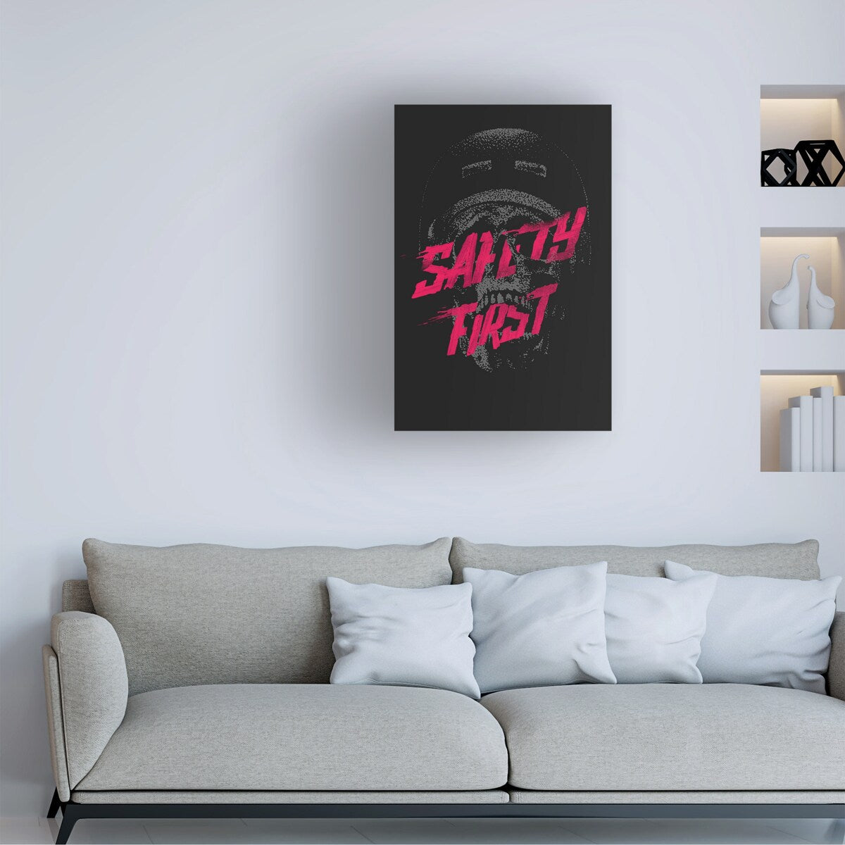 Robert Farkas 'Safety First' Canvas Art