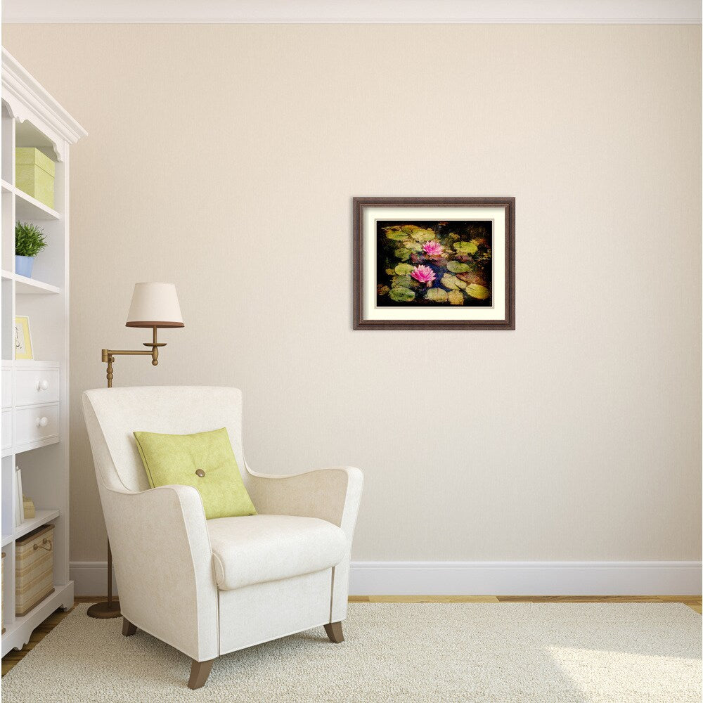Robert McClintock 'Lily Ponds I' Framed Art Print 23 x 19-inch
