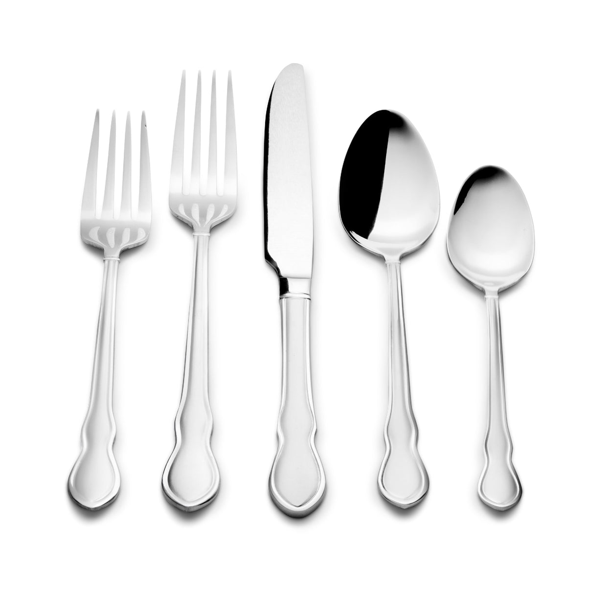 Roberts & Belk Adeline Frost 20-Piece Flatware Set Service for 4