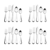 Roberts & Belk Jefferson Stainless Steel Flatware Set