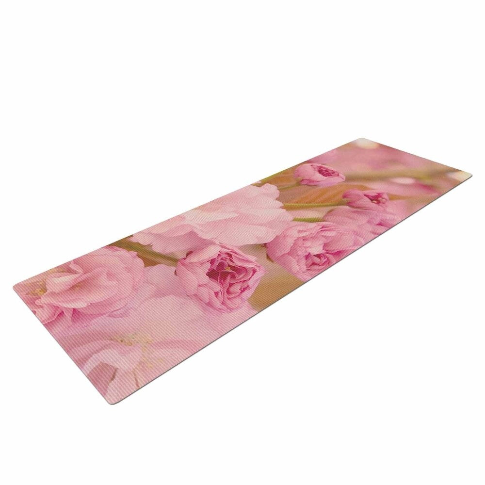 Robin Dickinson "It Doesn't Get Any Better" Pink Pastel Photography Yoga Mat