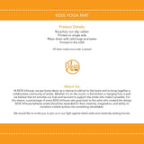 Robin Dickinson "Radiate Positive Vibes" Multicolor Pattern Typography Illustration Digital Yoga Mat - Multi