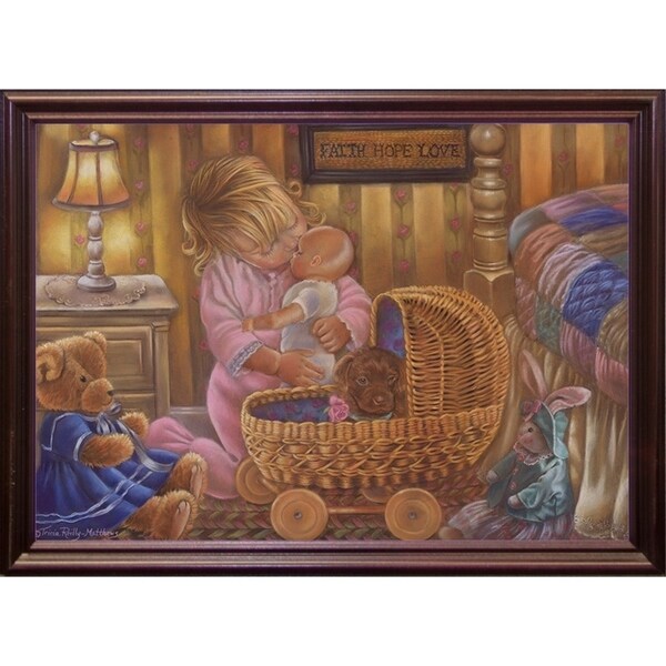 Rockabye Baby-TRIREI85625 Framed Print 23.75"x34" by Tricia Reilly-Matthews