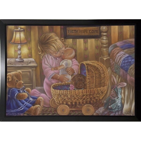 Rockabye Baby-TRIREI85625 Framed Print 23.75"x34" by Tricia Reilly-Matthews