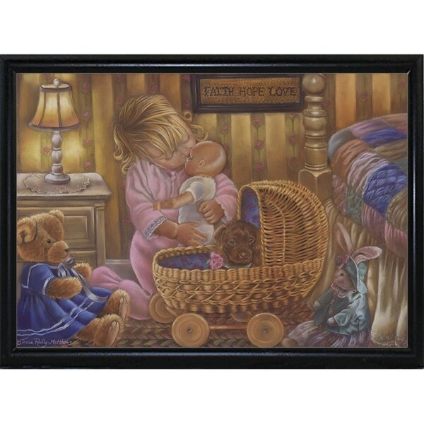 Rockabye Baby-TRIREI85625 Framed Print 23.75"x34" by Tricia Reilly-Matthews