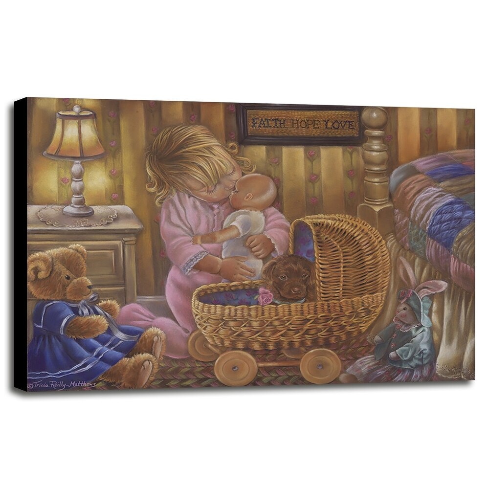 Rockabye Baby-TRIREI85625 Framed Print 23.75"x34" by Tricia Reilly-Matthews