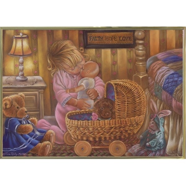 Rockabye Baby-TRIREI85625 Framed Print 23.75"x34" by Tricia Reilly-Matthews