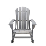 Rocking Chair Solid Wood Chairs Finish Outdoor Furniture for Patio, Backyard, Garden