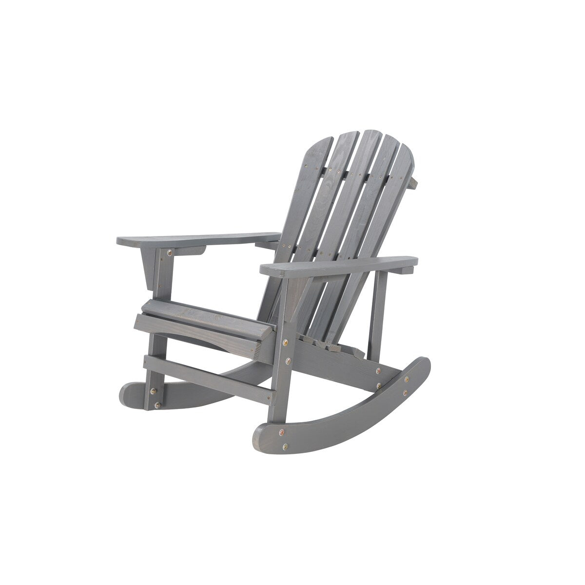 Rocking Chair Solid Wood Chairs Finish Outdoor Furniture for Patio, Backyard, Garden