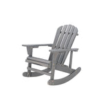 Rocking Chair Solid Wood Chairs Finish Outdoor Furniture for Patio, Backyard, Garden