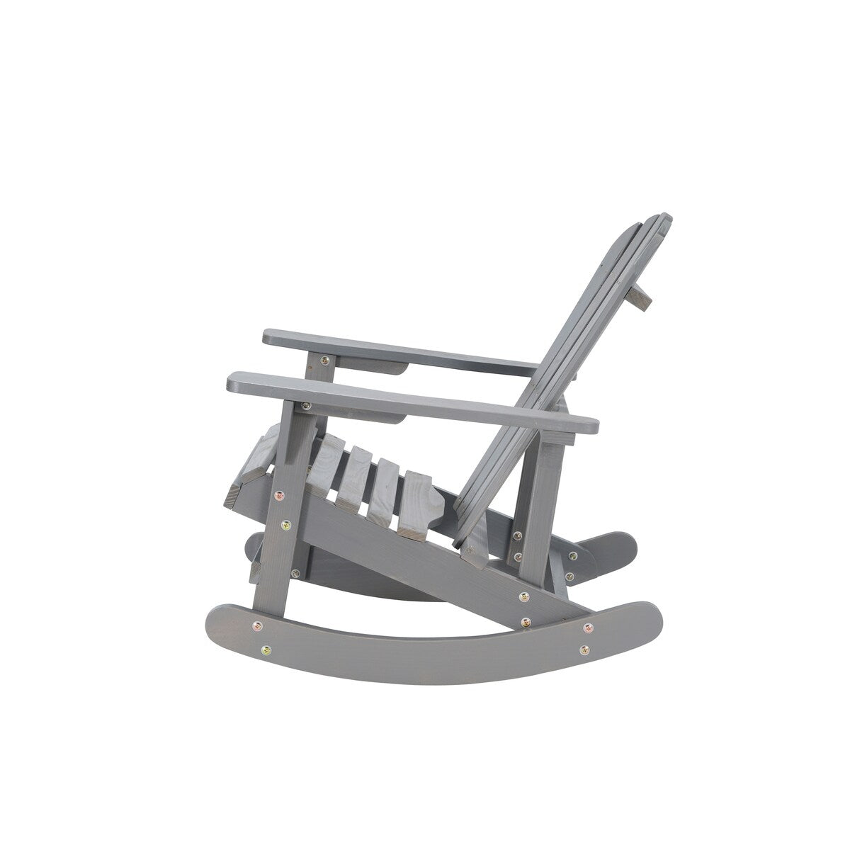 Rocking Chair Solid Wood Chairs Finish Outdoor Furniture for Patio, Backyard, Garden