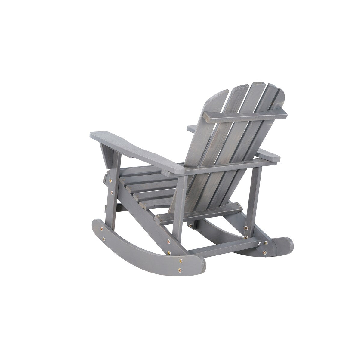 Rocking Chair Solid Wood Chairs Finish Outdoor Furniture for Patio, Backyard, Garden
