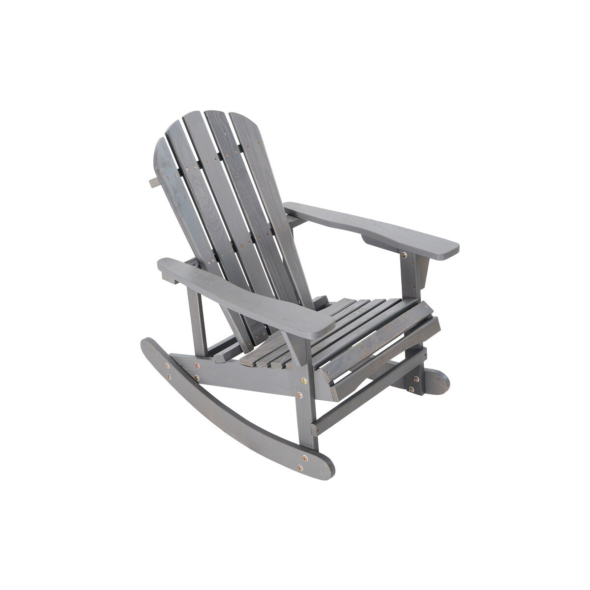 Rocking Chair Solid Wood Chairs Finish Outdoor Furniture for Patio, Backyard, Garden