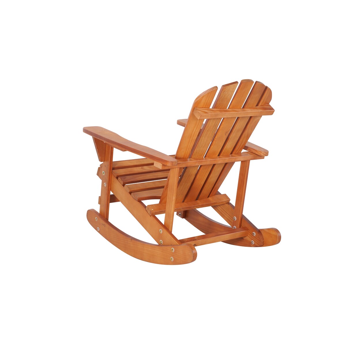 Rocking Chair Solid Wood Chairs Finish Outdoor Furniture for Patio, Backyard, Garden